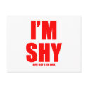 Im shy but ive got a huge dick postcards