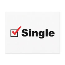 I'm Single And Available Post Cards