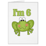 I'm Six Frog Tshirts and Gifts Greeting Cards
