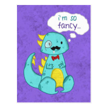 I'm so Fancy postcard