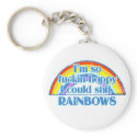 I'm so fuckin happy keychains