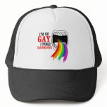 I'm so gay, I puke Rainbows hats