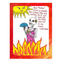 I'm So Hot Post Cards