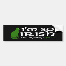 I'm so Irish Bumper Stickers