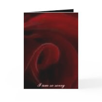 I'm sorry greeting card