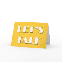 I'm sorry cards - LETS TALK