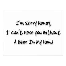 I'm sorry honey postcard