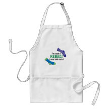 I'm such a rebel, I wear odd socks! Aprons