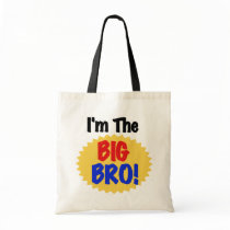 I'm the Big Bro Text Tshirts and Gifts Tote Bags