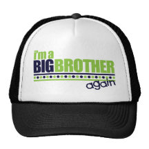 I'm the Big Brother Again Blue/Green T-shirt Mesh Hat