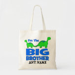 I'm the BIG Brother! Custom Dinosaur Design Bag