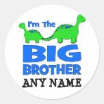 I'm the BIG Brother! Custom Dinosaur Design Sticker