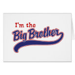 I'm the big brother greeting card