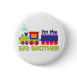 I'm the Big Brother Train T-shirt Buttons
