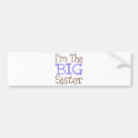 I'm The Big Sister (Purple) Bumper Sticker
