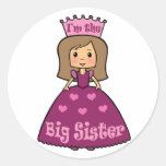I'm the Big Sister Round Sticker
