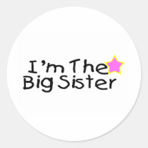 I'm The Big Sister Stickers