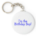 Im The Birthday Boy Blue Key Chains