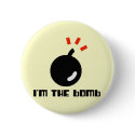I'm The Bomb buttons