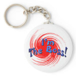 I'm The Boss keychains
