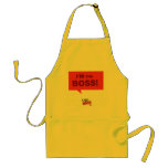 I'm the Boss Speech Box Apron