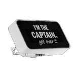 I'm the Captain. Get over it - funny Laptop Speakers