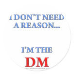I'm the DM