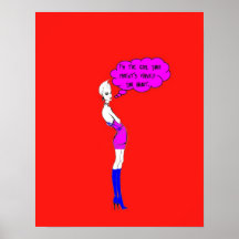 I'm the Girl Poster