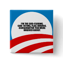 I'M THE GOD-FEARING CONSERVATIVE BUTTONS