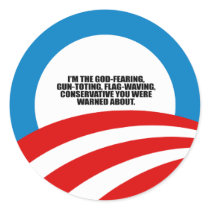I'M THE GOD-FEARING CONSERVATIVE STICKER