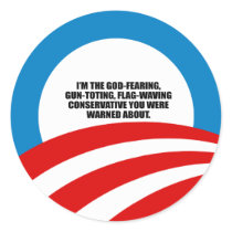 I'm the God fearing Conservative Sticker
