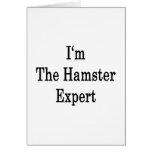 I'm The Hamster Expert Greeting Card