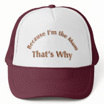 Im the mum mesh hats