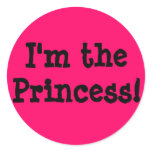 I'm the Princess! stickers