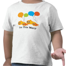I'm This Many-Four Tee Shirt
