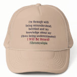 I'm through withbeing misunderstood,belittled a... hats