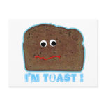 I'm toast! parody humourous Postcard