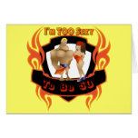 I'm Too Sexy 50th Birthday Party Invitations cards