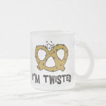 I'm Twisted Pretzel Mugs