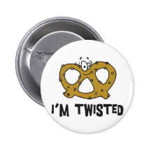 I'm Twisted Pretzel Pin