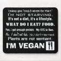 I'm Vegan: Answers mousepads