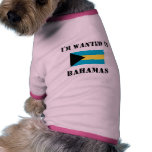 I'm Wanted In Bahamas pet clothing