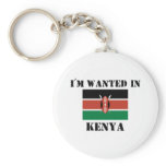 I'm Wanted In Kenya keychains