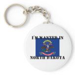 I'm Wanted In North Dakota keychains