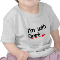 Im with geek t-shirt