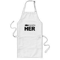 I'm with her (left) aprons