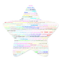 I'm With The Band Text Design II Star Sticker