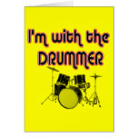 I'M WITH THE DRUMMER cards