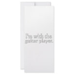 I'm with the guitar player rack cards