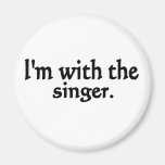 I'm with the singer design fridge magnets